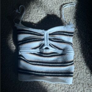 American Eagle Striped Tube top